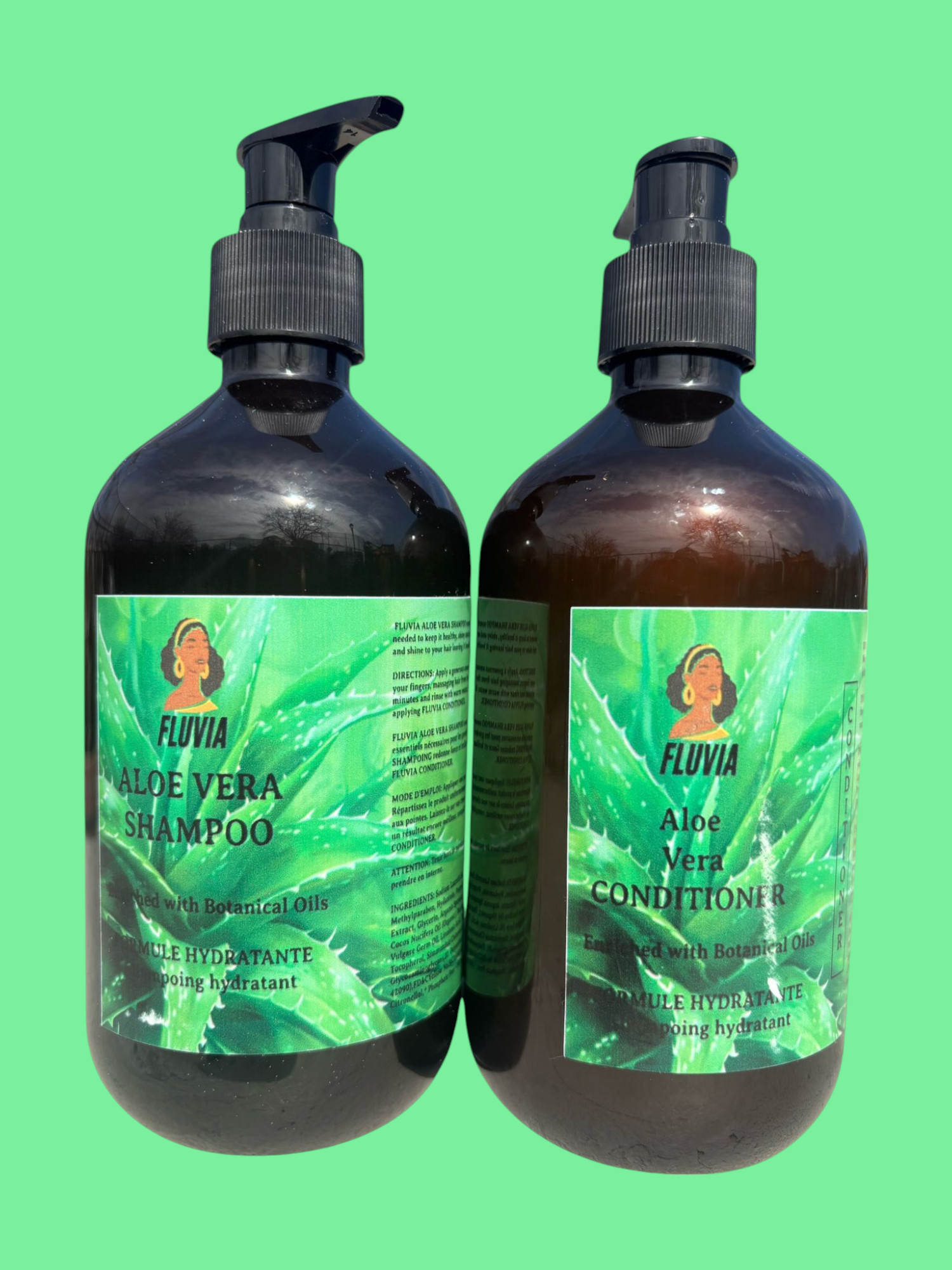 aloe vera shampoo & conditioner